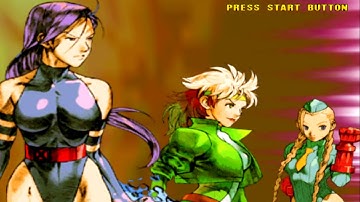 Marvel vs Capcom 2 - Rogue, Cammy, Psylocke
