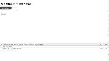 Meteor.js chat tutorial part 10 - Collections