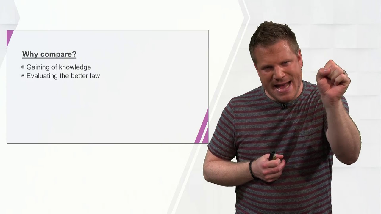 The purpose of comparative law