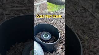 Mark Those Irrigation Heads #lawn Mark Those Irrigation Heads #lawn