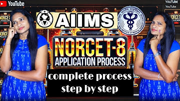 AIIMS NORCET 8 application process step by step☝️ don