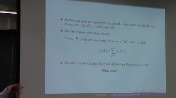 Some matrix problems in quantum information science Part 2