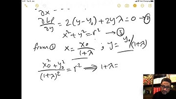 Solved Example of Optimization problem with constraint