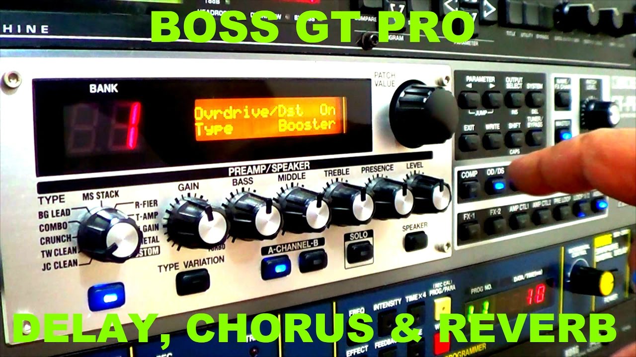 BOSS GT-PRO プリアンプ BOSS GT-PRO プリアンプ