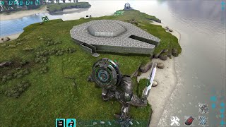 Ark Survival Evolved Tek Hover Skiff Millennium Falcon (Beginner Build)