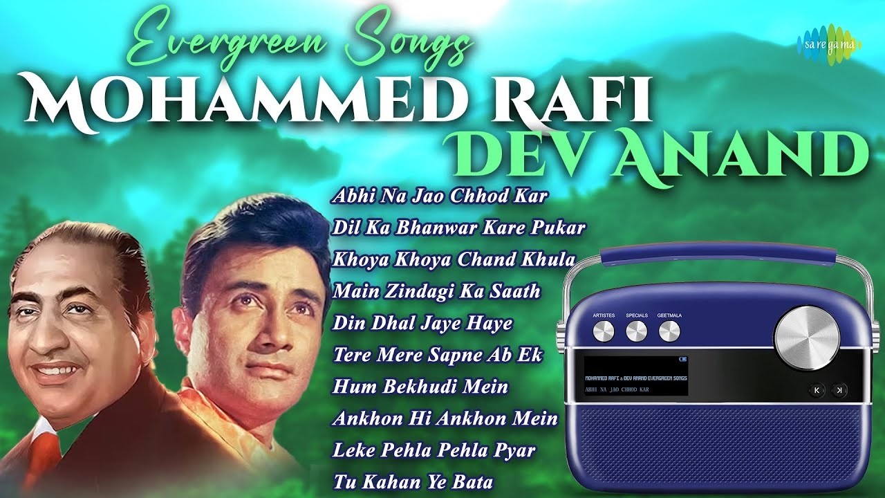 #live -Mohammed Rafi & Dev Anand Evergreen Songs | Abhi Na Jao Chhod ...