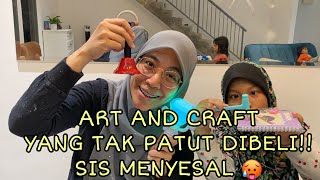 ECOSHOP HAUL | MENYESAL BELI ART&CRAFT NI ?