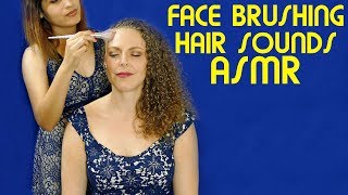 Super Curly Hair Sounds And Face Brushing Asmr W Corrina Rachel And Lori