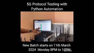 5G Protocol Testing with Automation New batch starts from 11th March Wealth