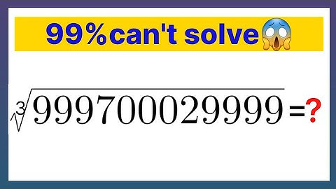 A Nice Cube Root Radical Problem| Math Olympiad