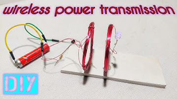 How To Make Wireless Power Transfer System | mutual induction demo | DIY