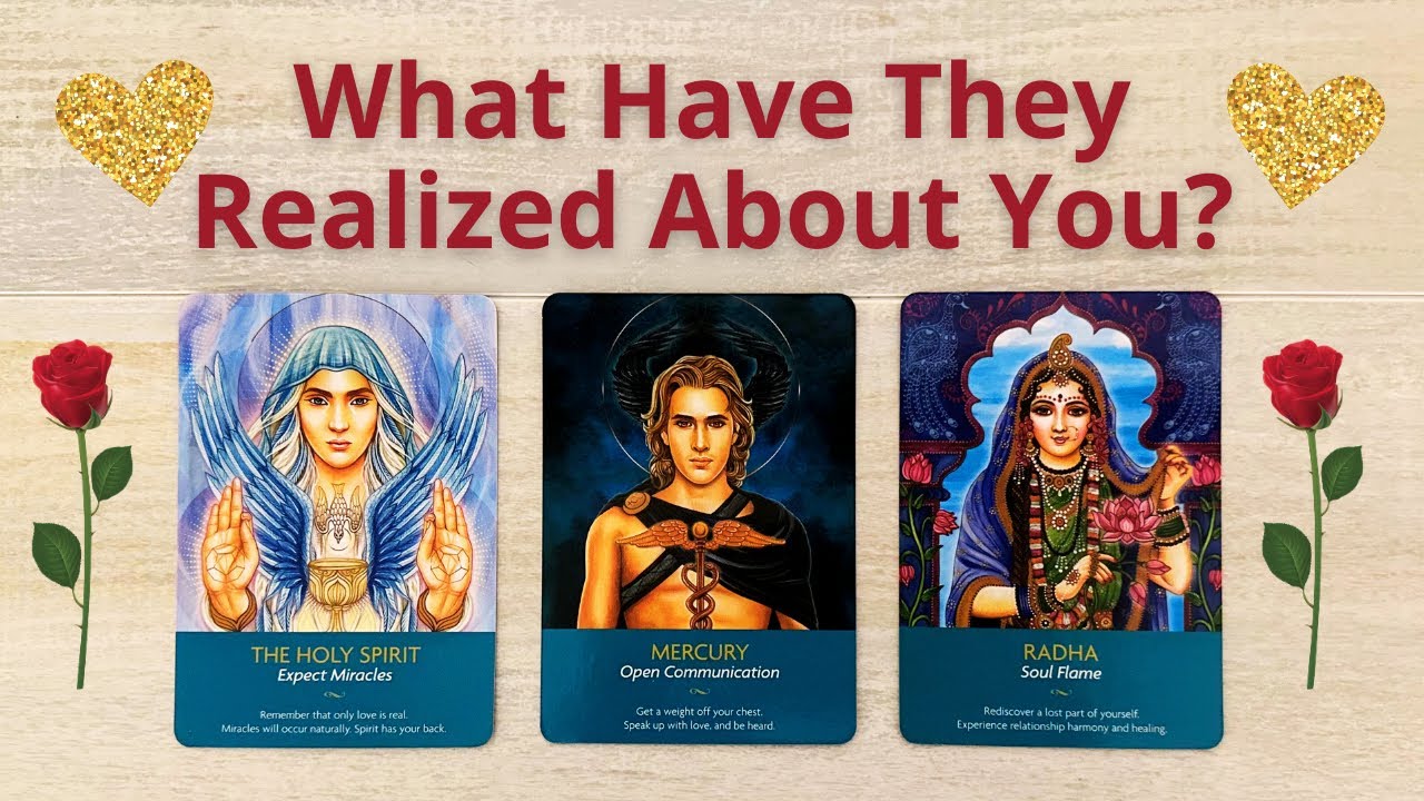 ❤️WHAT HAVE THEY REALIZED ABOUT YOU? 🌷PICK A CARD 💝 LOVE TAROT READING 🌈 TWIN FLAMES 👫 SOULMATES