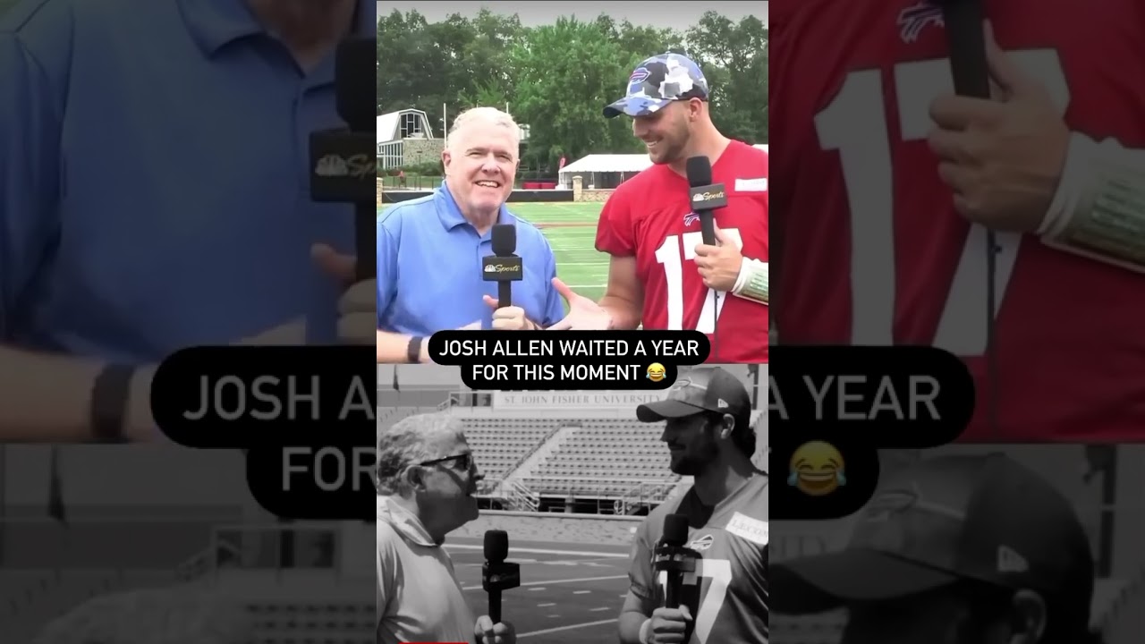 Josh Allen left hanging by NBC reporter Peter King