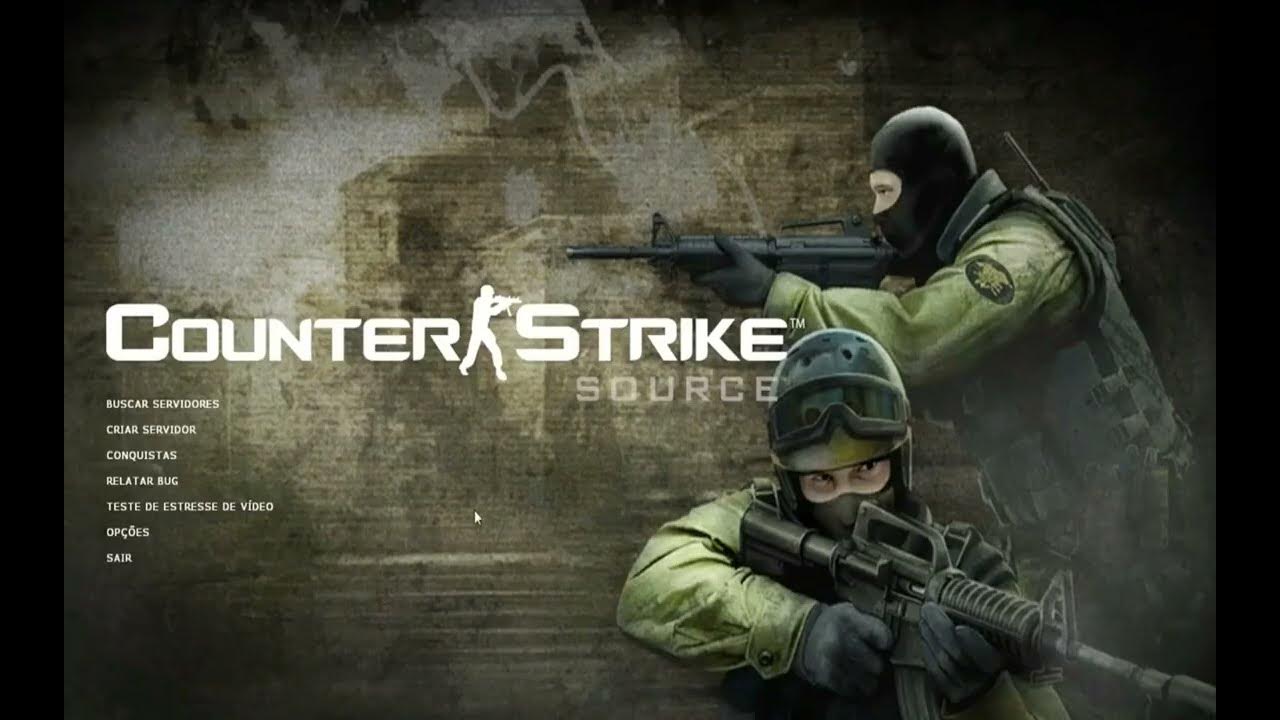 Como instalar jogar counter strike source pc online servidores em