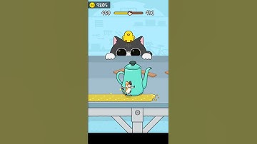 Hide & seek: cat escape| level 450 gameplay (ios,android) mobile casual game #shorts