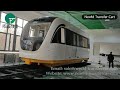 Mechanical Transfer Cart - Heavy Duty Rail Flat Trolley
