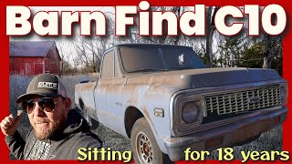 1972 Barn Find C10 Sitting for 18 years. Will it Run?
