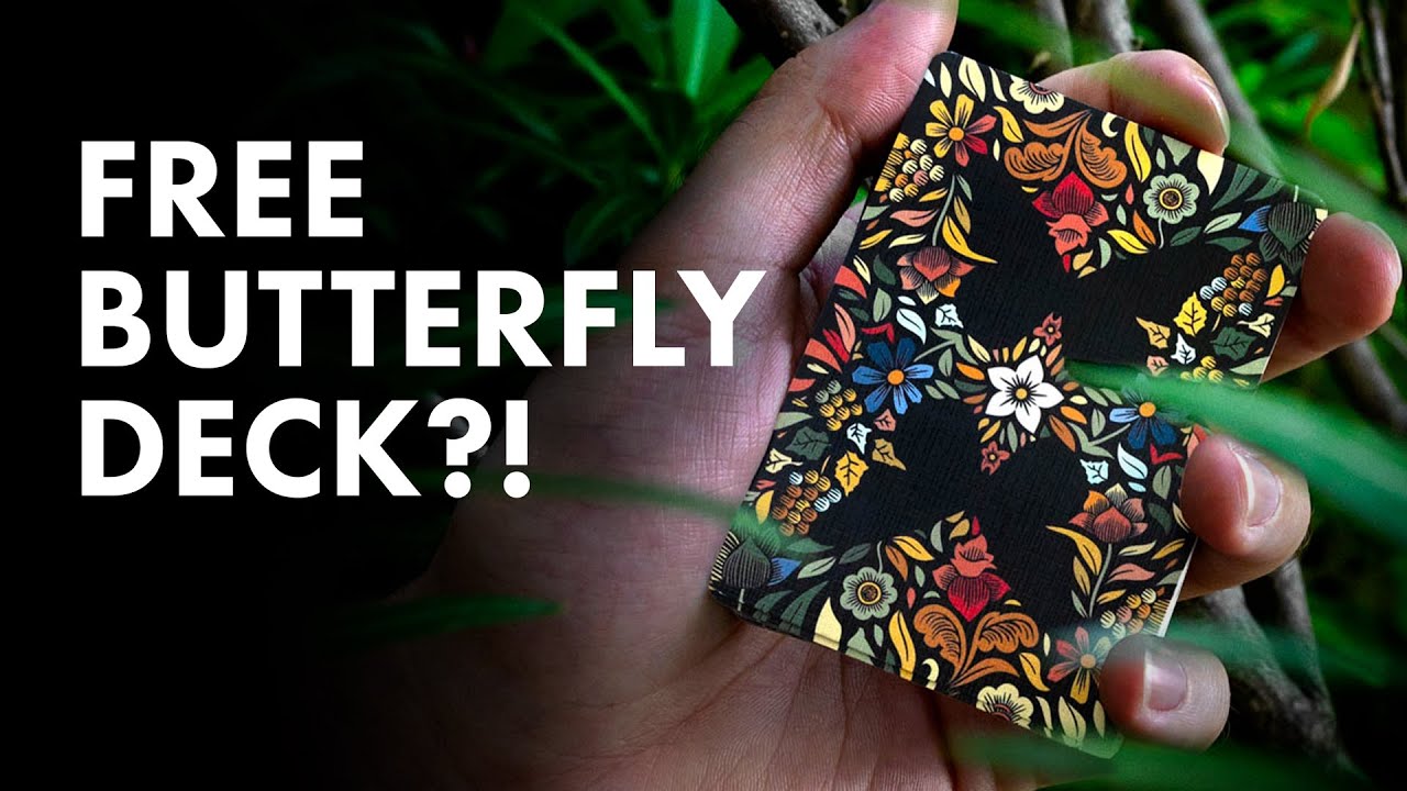 FREE Butterfly Playing Cards?! // A New Promotion at Butterfly Magic Store
