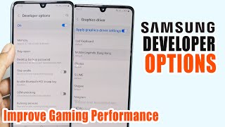 Samsung Developer Options For Gaming | How to Improve Gaming Performance screenshot 5