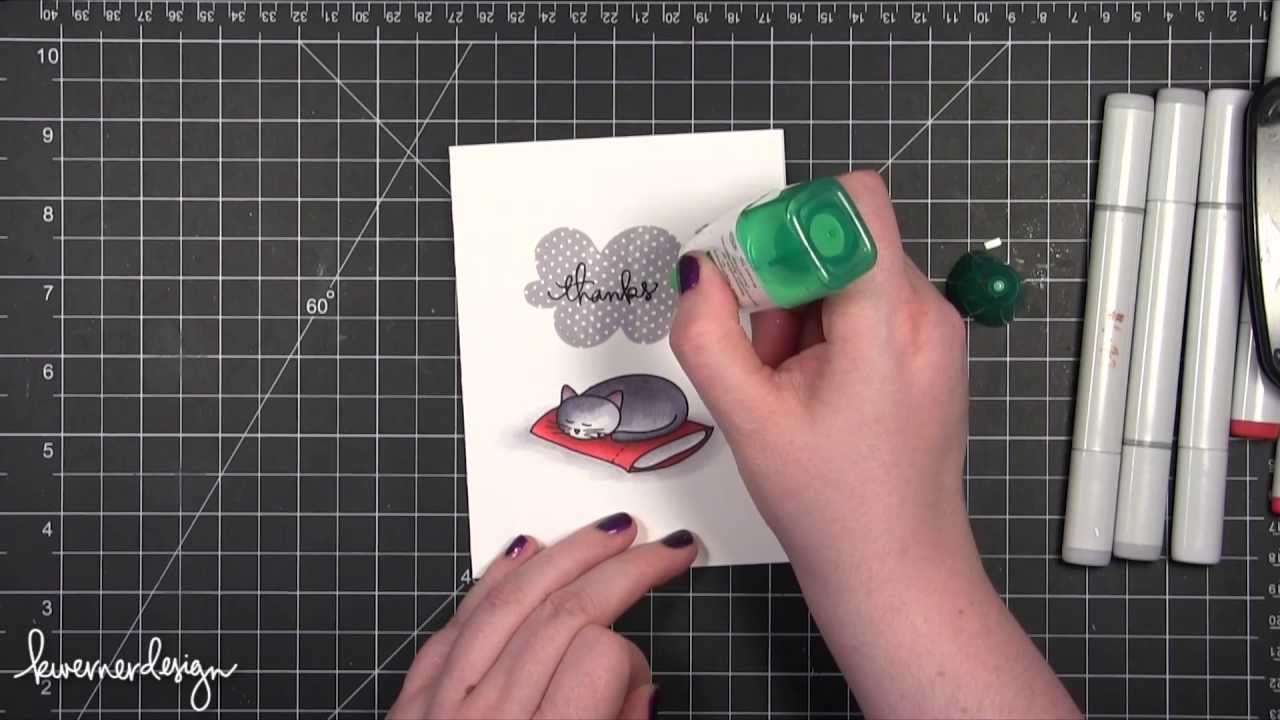 Color Wednesday #14 - Copics & Simon Says Stamp Pillow Talk kwernerdesign 2018
