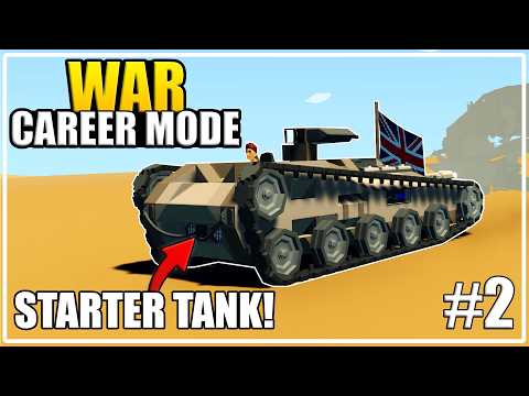 I BUILT A TRANSPORT TANK! - Hardcore WAR Career Stormworks - EPISODE 2