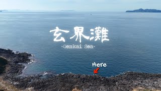 玄界灘の国定公園の磯でウニをぶっ込んでみた。