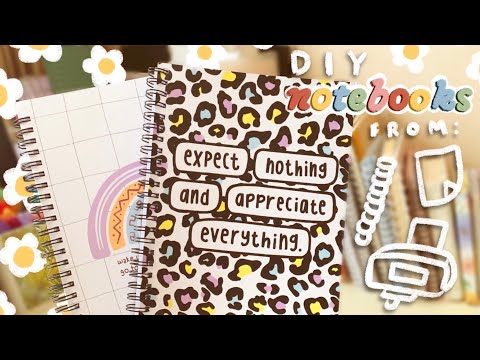 DIY notebooks from scratch and selling them ٩(˘◡˘)۶ ( indonesia )