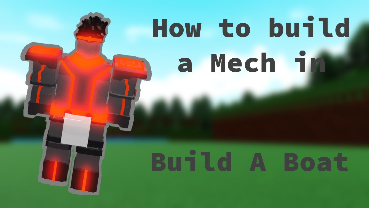 how to build a r15 mech build a boat for treasure - youtube