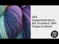 Turtle dove ii supported spun bfl gradient  more  wool n spinning ep 283
