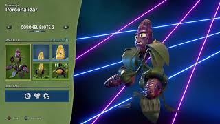 PvZ BfN todos los disfraces/skins de Coronel Elote - YouTube