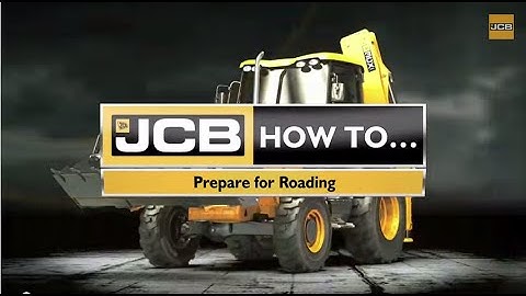 JCB - How to prepare for roading