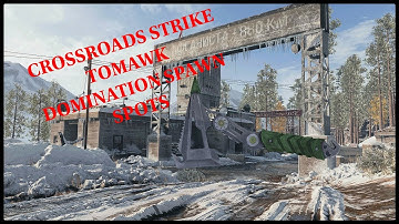 Black ops cold war. Tomahawk spawn spots domination crossroad strike