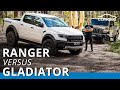 Ford Ranger Raptor v Jeep Gladiator Rubicon 2021 Comparison Test @carsales.com.au