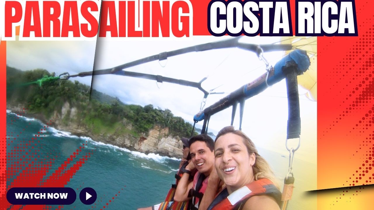 ⁣EU TAVA QUASE CAINDO DO PARASAIL NA COSTA RICA