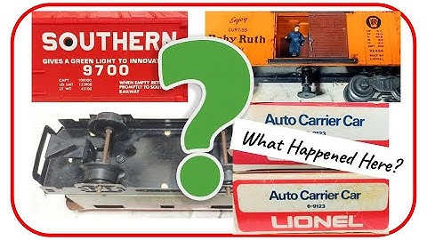 Anomalies, Curiosities, and Oddballs - What Is The Story Behind These Lionel And Marx Trains?