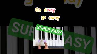 How to play GO AWAY by Weezer (Easy Piano) 🎹✨
