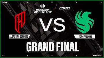 AlQadsiah Esports vs. Team Falcons | OWCS MSC at EWC 25 - Day 4 - Grand Final