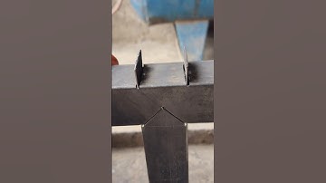 Best_m_cut_and_joint_for_square_tube_#welding_#art #shortvideo