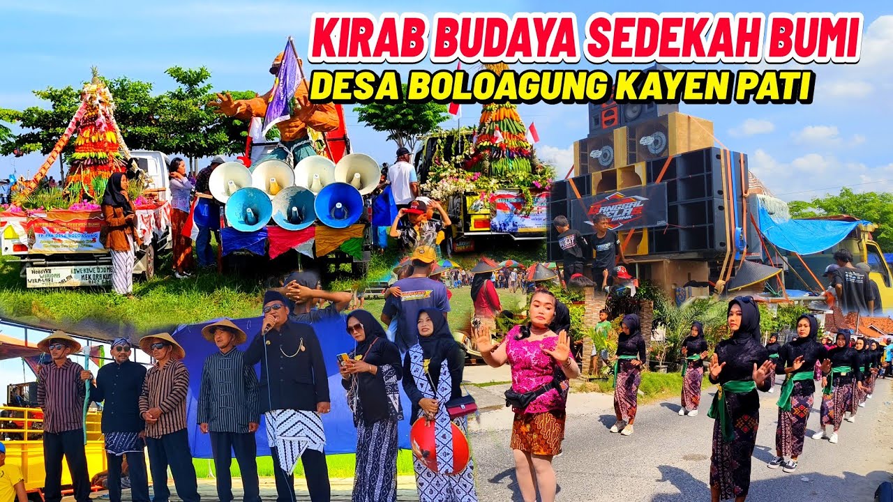 KIRAB SEDEKAH BUMI DESA BOLOAGUNG KAYEN PATI 2024 || KARNAVAL BERSIH DESA