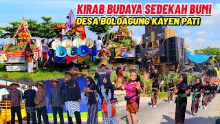 Kirab Sedekah Bumi Desa Boloagung Kayen Pati 2024  Karnaval Bersih Desa