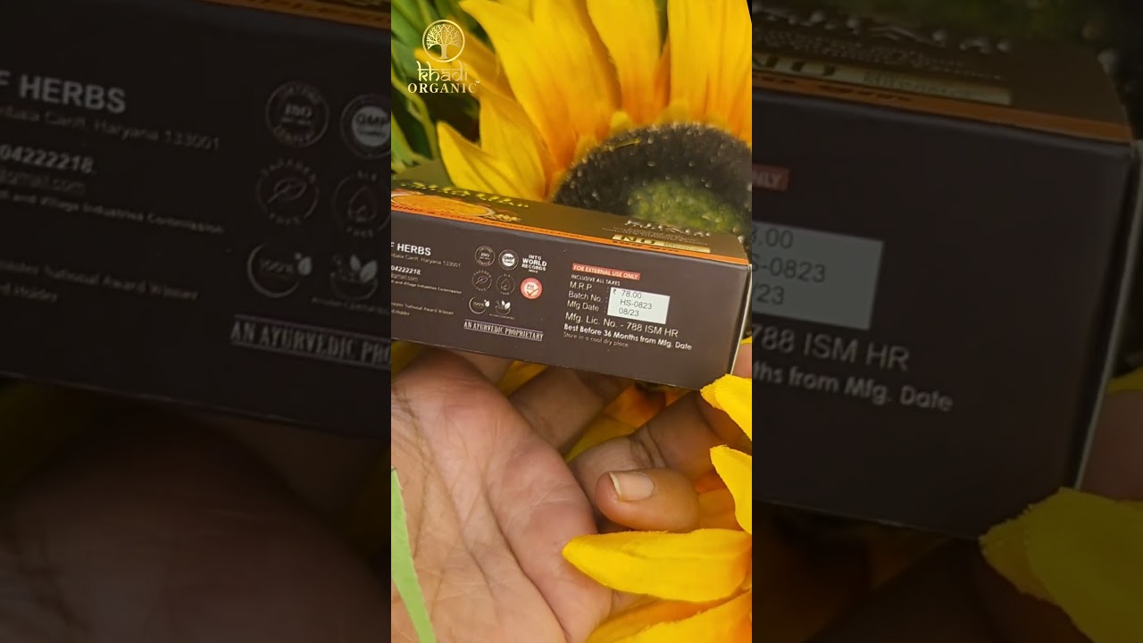 Glow Naturally with Khadi Organic Shahi Ubtan Soap | khadi organic | khadi organic review |  Shorts