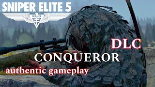 Sniper Elite 5 - authentic gameplay PS5 - dlc mission CONQUEROR part2