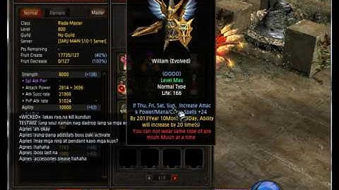 Mu online Season 12 Muun Bug