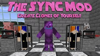 Clone Yourself In Hardcore Minecraft (SYNC Mod Review)