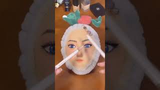 When 2d mango meet  3D makeup #makeup routine #makeup #makeupartist