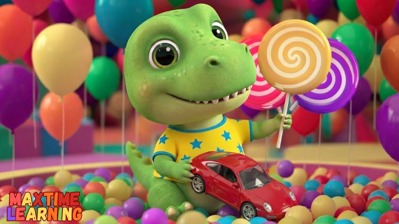 The AMAZING T-Rex Dinosaur Colors Song| Learning Video for for kids