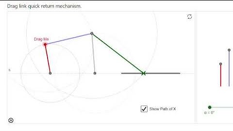 Drag Link Quick Return Mechanism