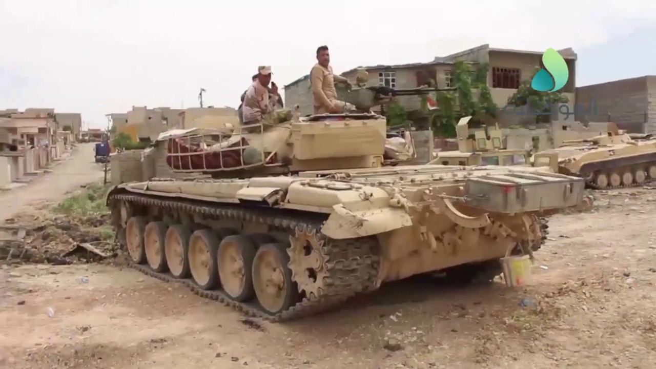 الموصلية ترافق الفرقة المدرعة التاسعة خلال تحرير حي  17 تموز  بأيمن الموصل