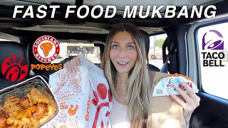 trying WEIRD fast food orders 🍔 chatty mukbang vlog