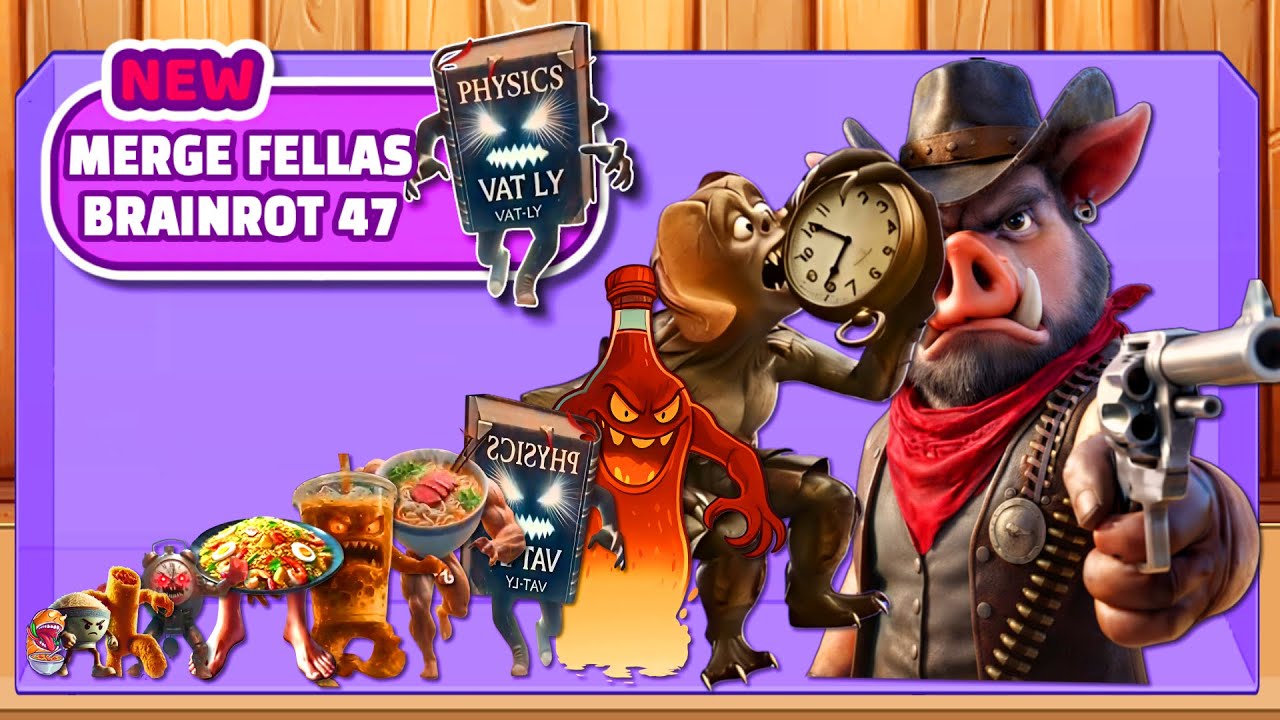 Merge Fellas Anomaly Brainrot 47 - New Chaos Updated! Boss + Boss = ⁉️